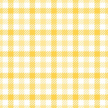 Uzay desenli tartan dikdörtgen, jpg arkaplan kumaş ekoseli kopyala. Kültürel doku vektörü sarı ve beyaz renk paletinde tekstil denetimi.
