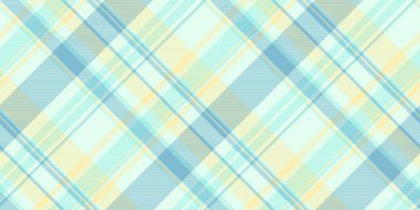 İşlenmemiş arka plan tekstili, bahçe dokusu kontrolü. Dergi vektör ekose kumaş açık ve sarı renk paleti.