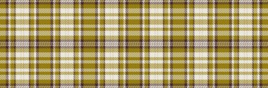 Vektör arkaplanı pürüzsüz, dekor tekstil desenini kontrol et. Düzenlenebilir kumaş desenli ekose ekose sarı ve beyaz renk paleti.