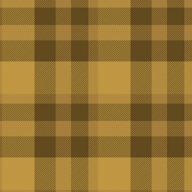 İnternet kontrol deseni, tekrar eden ekose kumaş dikişsiz. Kehribar renk paletinde makine arkaplan vektör ekose kumaşı.