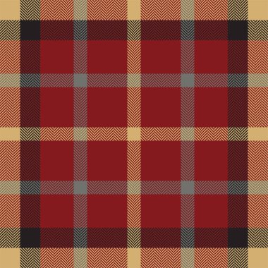 Ekose kontrol kalıbı. Kusursuz kumaş dokusu. Tartan tekstil baskı tasarımı.