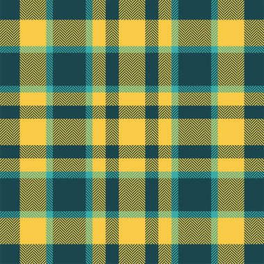 Plaid check pattern. Seamless fabric texture. Tartan textile print design. clipart