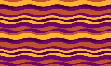 Dalgalı, parlak renklerde dalgalı çizgileri olan soyut bir arka plan, dalgalı, sıvı bir etki yaratıyor. Düz kıvrımlar ve dokulu çizgiler tasarıma zarafet, yaratıcılık ve canlılık ekler. Bu vektör dokunuşu, duvar kağıdı, tekstil veya grafik kullanımı için idealdir