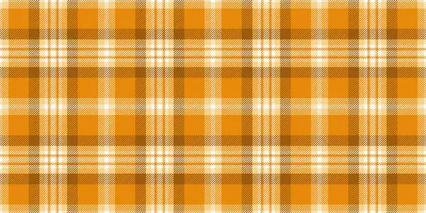 Egzotik ekose kumaş, izsiz vektör kumaş. Turuncu ve kehribar renk paletinde eğilim dokusu kontrol arkaplan deseni.