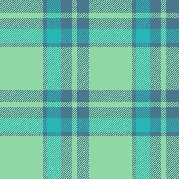 Meslek modeli tekstil vektörü, noel süsü kumaş desenli tartan. Geometrik arkaplan ekoseli yeşil ve cyan renk paleti ile kontrol.