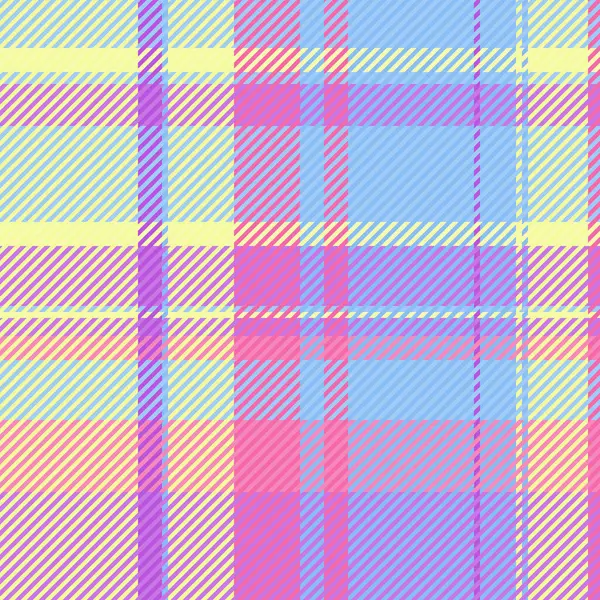 Tattersall desenli ekose desenli, beyefendi arka plan vektör tartan. Hediye çeki mavi ve mor renk paletinde kusursuz tekstil kumaşı.