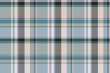 Arka plan kontrollerini kes, gökyüzü tekstil dikişsiz tartan. Çin yeni yılı desenli ekose kumaş desenli cyan ve açık renk paleti.
