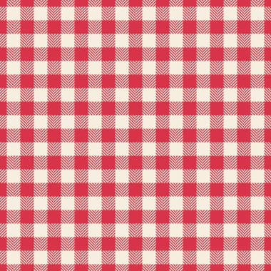 Noel kartı geçmiş taraması, ekose kumaş taşıyıcısı. İçerik şablonu kırmızı ve açık renk paletinde dikişsiz tartan.