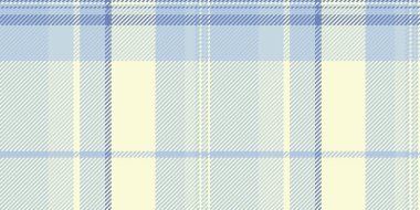 Zarif desenli ekose kumaş, pantolon vektör tekstil deseni. Mobilya arkaplan tartsız kontrol açık altın çubuk sarı ve açık mavi renk paleti.