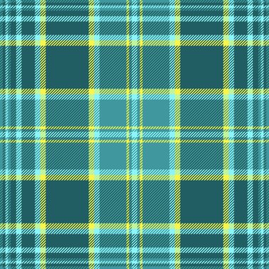 Türkçe arkaplansız doku, çeşitli ekose kumaş. Cyan ve sarı renk paletindeki tekstil vektörlerini kontrol edin..