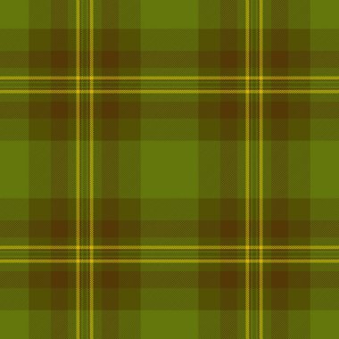 Handsome seamless background texture, mosaic vector textile tartan. Platform check plaid fabric pattern in yellow and lime colors palette. clipart