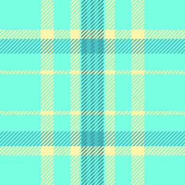 Kumaş kumaş tartan, masa örtüsü vektör dikişsiz ekose. Deri ve sarı renk paletinde eşsiz desen arkaplan kontrolü.