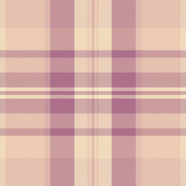 Karmaşık ekoseli, pürüzsüz, boş arkaplan tekstil dokusu. İplik deseni kumaş kumaşı açık ve pembe renk paletinde.