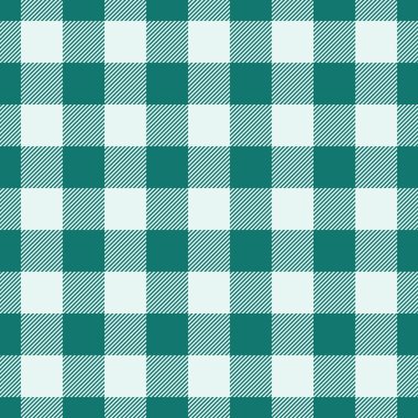 Güçlü arka plan tekstil vektörü, kişiselleştirilmiş ekose desenli dikişsiz. Kaz tüyü kumaş dokusunu gök mavisi ve beyaz renk paletinde kontrol et.