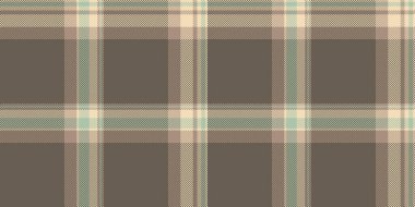 Tekstil şablonunu kontrol et, kumaş ekoseli arka plan tekrarı. Pastel ve açık renk paletinde tartan desenli yatak vektörü..