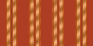 Gömlek desenli, katlanmış çizgili, dikişsiz çizgiler. Kırmızı ve kehribar renk paleti ile dikey halı kumaş arkaplan vektörü.