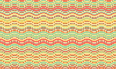 Dalgalı, parlak renklerde dalgalı çizgileri olan soyut bir arka plan, dalgalı, sıvı bir etki yaratıyor. Düz kıvrımlar ve dokulu çizgiler tasarıma zarafet, yaratıcılık ve canlılık ekler. Bu vektör dokunuşu, duvar kağıdı, tekstil veya grafik kullanımı için idealdir