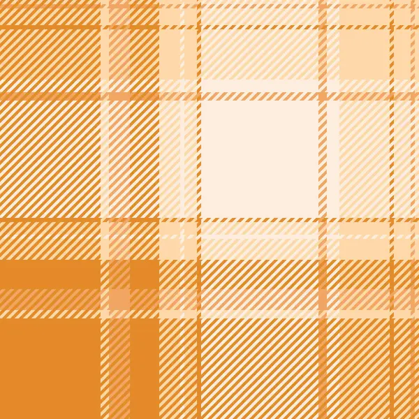 Lüks vektör kumaş kontrolü, geniş tartan dokusu dikişsiz. Mozaik arkaplan tekstil desenli ekose turuncu ve antika beyaz renk paleti.