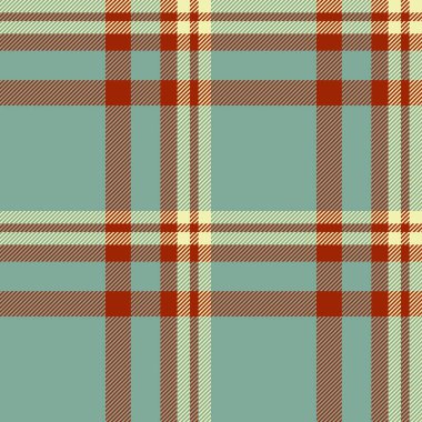 Asimetrik arka plan tartan vektörü, lüks desenli ekose kumaş. Pastel ve kırmızı renk paletinde süreklilik tekstil denetimi kusursuz.