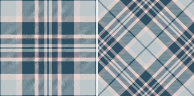 Kalıplı arka plan ekose vektörlü, pürüzsüz bir tartanın kumaş dokusu. Moda ve tasarımda ringa kemiği desenleri için toprak renklerinde ayarlanmış.