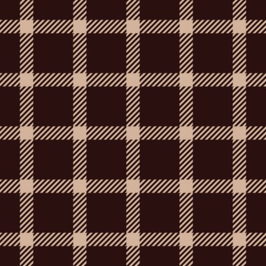 Ticari kusursuz vektör dokusu, ekose desenli tartan üretimi. Arka plan kumaşını koyu ve açık renk paletinde eşleştir.