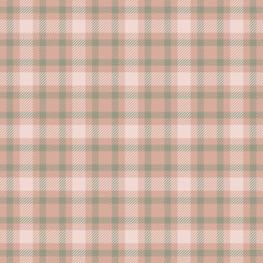 Fibröz arka plan tekstil kumaşı, pano ekose tartan dokusu. Çıplak desen ışık ve pastel renk paletinde kusursuz vektör kontrolü.