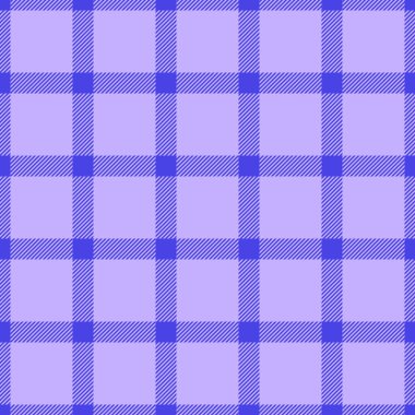 Kusursuz bir çek ver, kumaş ekoseli kumaş reklamı yap. Çivit renk paletinde müşteri dokusu tekstil deseni.