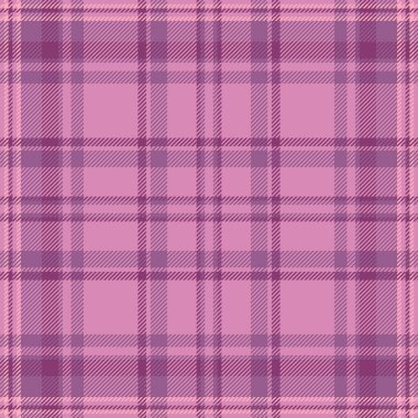 İpek tekstil dikişsiz ekose, kürk vektör kumaş tartan. Pembe ve kırmızı renk paletindeki bebek desenleri kontrol et.
