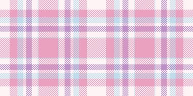 Kültürel arka plan ekose desenli, 20 'li yılların ekosesiz kumaşı. 40 'ların kumaş desen vektörü lavanta kırmızısı ve pembe renk paletinde kontrol et.