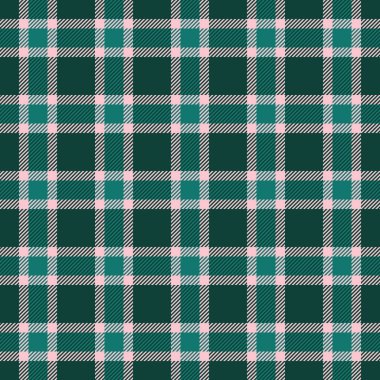 Canlı ekoseli vektör kusursuz, uygun kumaş kontrolü. Koyu ve açık renk paletinde izolasyon dokusu arkaplan tartanı.