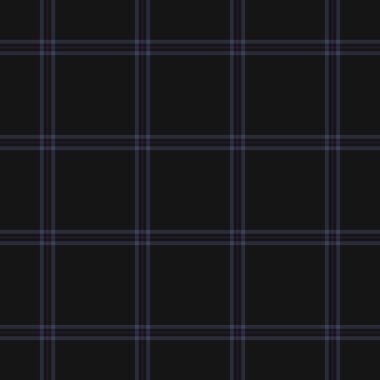 Pencere dokusu, duvak desenli tartan. Çapraz ekose vektör tekstil koyu ve siyah renk paletinde dikişsiz.