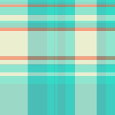 Hindistan 'ın tekstil modeli, Afrika' nın kusursuz kumaş arka planı. Turkuaz desenli ekoseli mavi ve açık renk paleti.