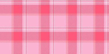 Paket desenli ekose kumaş, Rosa desenli kusursuz arka plan. Damask kırmızı ve açık renk paletinde vektör kumaşı denetimi.