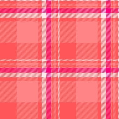 1940 'ların tartan kumaşlı ekose kumaşı, yatak desenleri kusursuz. Brezilya vektör dokusu arka plan kumaşı kırmızı ve keten renk paleti ile.