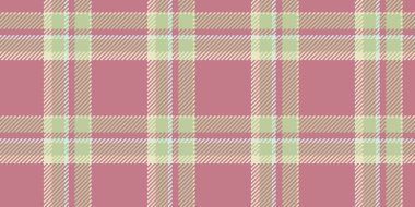 Mozaik ekose desenli tartan, 2025 model tekstil kumaş. Kırmızı ve pastel renk paletinde klasik doku vektörü kusursuz denetim.