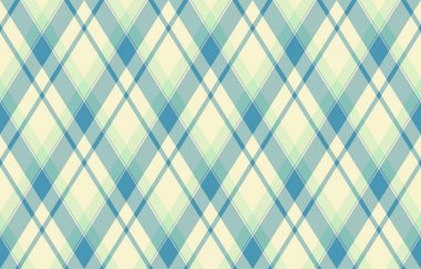 Argyle geometrik eşkenar dörtgenin kusursuz deseni. Harlequin duvar kağıdı tasarımını kontrol et. Web geçmişi için klasik elmas şekilli tekstil malzemesi, baskı kumaşı, kazak, ambalaj kağıdı, hediye kartı, davetiye.