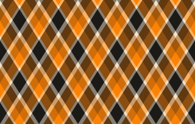 Argyle geometrik eşkenar dörtgenin kusursuz deseni. Harlequin duvar kağıdı tasarımını kontrol et. Web geçmişi için klasik elmas şekilli tekstil malzemesi, baskı kumaşı, kazak, ambalaj kağıdı, hediye kartı, davetiye.