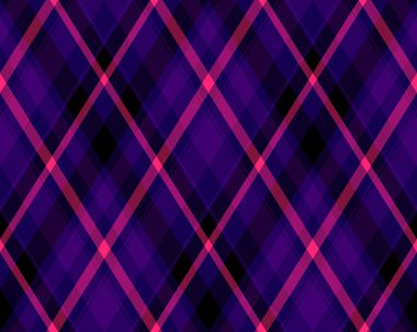 Argyle geometrik eşkenar dörtgenin kusursuz deseni. Harlequin duvar kağıdı tasarımını kontrol et. Web geçmişi için klasik elmas şekilli tekstil malzemesi, baskı kumaşı, kazak, ambalaj kağıdı, hediye kartı, davetiye.