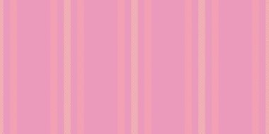 Döşemesi olmayan vektör şeridi, zarif doku kumaşı. Pembe ve kırmızı renk paletinde ekran arkaplan dikey desen çizgileri.