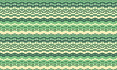 Dalgalı, parlak renklerde dalgalı çizgileri olan soyut bir arka plan, dalgalı, sıvı bir etki yaratıyor. Düz kıvrımlar ve dokulu çizgiler tasarıma zarafet, yaratıcılık ve canlılık ekler. Bu vektör dokunuşu, duvar kağıdı, tekstil veya grafik kullanımı için idealdir