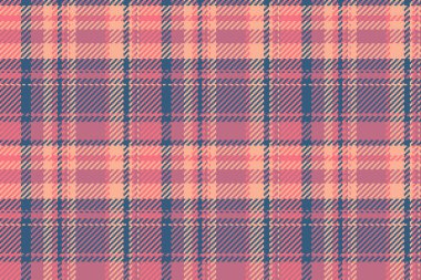 Kumaş desenli ekose kumaş, arka planda kusursuz bir kontrol. Kırmızı ve cyan renk paletinde İspanyol tekstil dokusu vektör deseni.