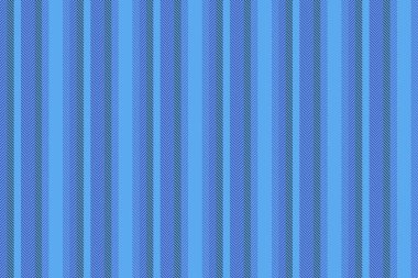 1960 'larda düz çizgili tekstil, fabrika arka plan modeli vektörü. Hindistan dikey kumaş dokusunu siyan ve mavi renk paletinde sıralıyor.