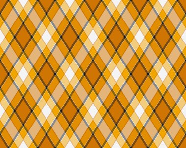 Argyle geometrik eşkenar dörtgenin kusursuz deseni. Harlequin duvar kağıdı tasarımını kontrol et. Web geçmişi için klasik elmas şekilli tekstil malzemesi, baskı kumaşı, kazak, ambalaj kağıdı, hediye kartı, davetiye.