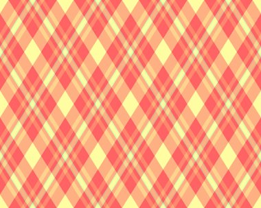 Argyle geometrik eşkenar dörtgenin kusursuz deseni. Harlequin duvar kağıdı tasarımını kontrol et. Web geçmişi için klasik elmas şekilli tekstil malzemesi, baskı kumaşı, kazak, ambalaj kağıdı, hediye kartı, davetiye.