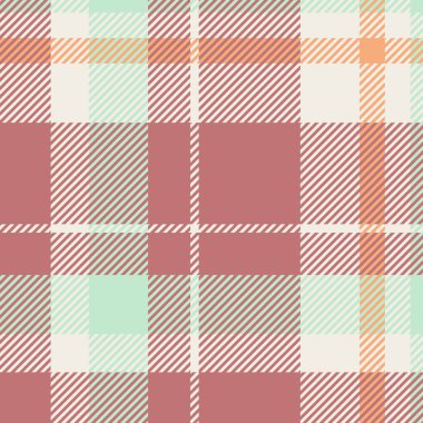 Textile design of textured plaid. Checkered fabric pattern tartan for shirt, dress, suit, wrapping paper print, invitation and gift card. clipart