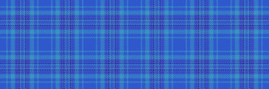 Reklamsız desensiz ekose, Panjabi tekstil desen vektörü. Görüntü tartan arkaplan kontrolü kumaş mavi ve cyan renk paleti.