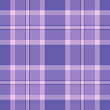 Gerçekçi tartan desen vektörü, ekose arka plan tekstili. Günlük kumaş kontrolü çivit mavisi ve açık renkli..