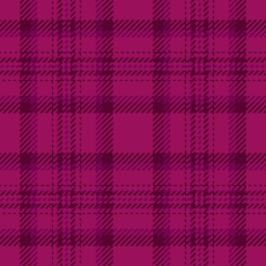 Nostalji doku kontrolü ekoseli, mat desenli vektör pürüzsüz. Pembe renk paletinde tekstil kumaş arkaplanı.