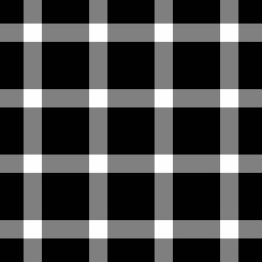 Eski, pürüzsüz tekstil ekose, biçimlendirilmiş şablon kontrol vektörü. Resim kumaşı dokusu arkaplan tartanı gri ve siyah renk paleti.