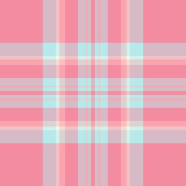 Panço tekstil vektör tartan, kusursuz ekose çek ver. Tee desenli kumaş arkaplanı ışık ve kırmızı renk paletinde.